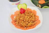 Chả chân nấm sốt chay
