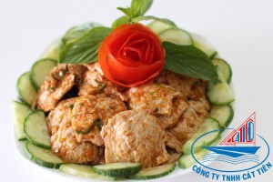 Gà ướp sa tế chay