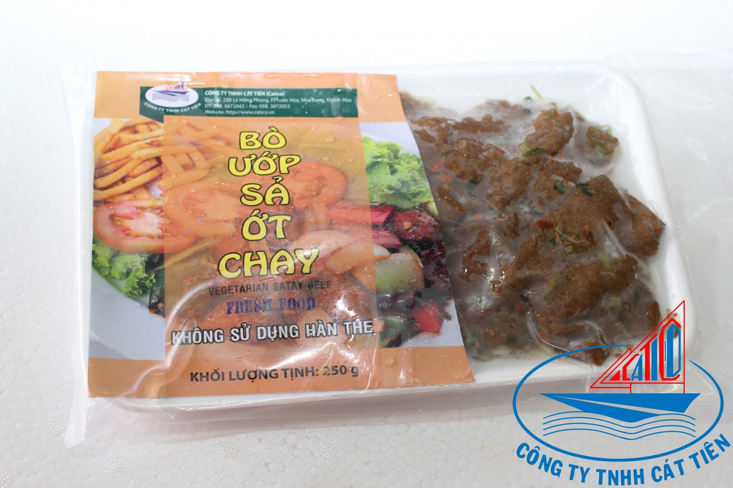 Bò ướp sả ớt chay