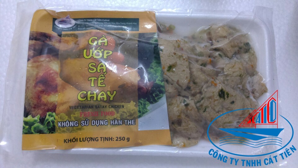 Gà ướp sa tế chay